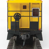 International Bay Window Caboose - Ready to Run -- Milwaukee Road 992216 (orange, yellow; Logo on Bay Window)