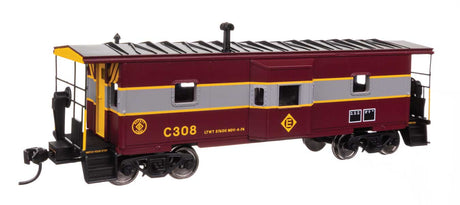 International Bay Window Caboose - Ready to Run -- Erie Lackanwanna #C308-1