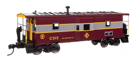 International Bay Window Caboose - Ready to Run -- Erie Lackanwanna #C312-1