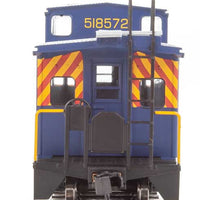 International Wide-Vision Caboose - Ready to Run -- Norfolk & Western #518572 (blue, yellow; Hamburger Logo)
