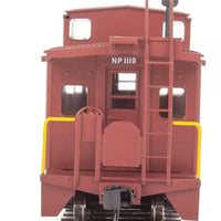 International Wide-Vision Caboose - Ready to Run -- Northern Pacific #1119 (Boxcar Red, Monad Logo, Main Street Slogan)
