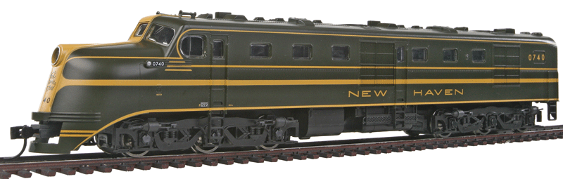 Alco DL109 - Standard DC -- New Haven #0740 (Simplified Striping)-1