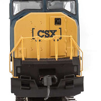 EMD SD60M w/2-Piece Windshield - Standard DC -- CSX #8782 (blue, yellow, white roof, Boxcar Logo)