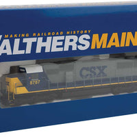 EMD SD60 Spartan Cab - Standard DC -- CSX Transportation #8787 (gray, blue, yellow, white)