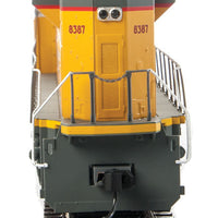 EMD SD70ACe - Standard DC -- Union Pacific(R) #8387 (Armour Yellow, gray, yellow sill, US Flag, High Head