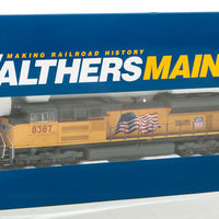 EMD SD70ACe - Standard DC -- Union Pacific(R) #8387 (Armour Yellow, gray, yellow sill, US Flag, High Head