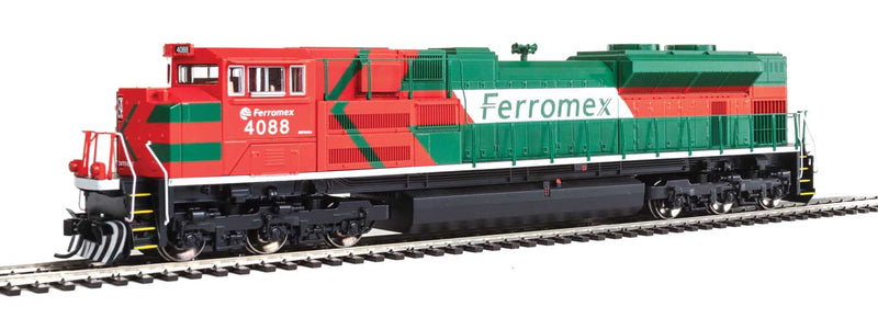 EMD SD70ACe - Standard DC -- Ferromex #4088 (red, green, white)-1