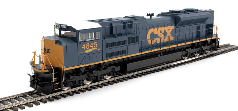 EMD SD70ACe - Standard DC -- CSX Transportation #4845 (blue, yellow, White Roof; U.S. Flag, Lightning Bol-1