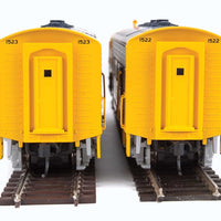 EMD F7 A-B Set - Standard DC -- Alaska Railroad #1522, 1523 (blue, yellow; Billboard Alaska Lettering)_