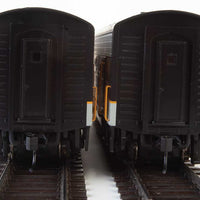 EMD F7 A-B Set - Standard DC -- Norfolk Southern #270, #276 (Tuxedo: black, Imitiation Aluminum, Dulux Gold)