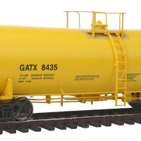 40' Trinity 14,000 Gallon Molten Sulfur Tank Car - Ready to Run -- General American GATX #8435 (yellow, Sulfur Service)