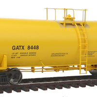 40' Trinity 14,000 Gallon Molten Sulfur Tank Car - Ready to Run -- General American GATX #8448 (yellow, Sulfur Service)