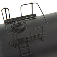 40' Trinity 14,000 Gallon Molten Sulfur Tank Car - Ready to Run -- First Union Rail NDYX #113506 (black, yellow, Sulfor Service)