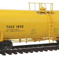 40' Trinity 14,000 Gallon Molten Sulfur Tank Car - Ready to Run -- First Union Rail TGOX #1808 (yellow, Sulfur Service)