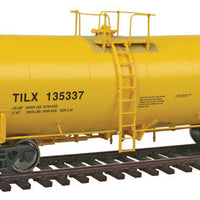 40' Trinity 14,000 Gallon Molten Sulfur Tank Car - Ready to Run -- Trinity Industries Leasing TILX #135337 (yellow, Sulfur Service)