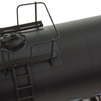40' Trinity 14,000 Gallon Molten Sulfur Tank Car - Ready to Run -- Trinity Industries Leasing TIMX #135037 (black, Sulfur Service)