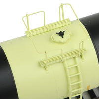 40' Trinity 14,000-Gallon Molten Sulfur Tank Car - Ready to Run -- CGTX #13905 (black, yellow band; Conspicuity Markings)