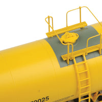 40' Trinity 14,000-Gallon Molten Sulfur Tank Car - Ready to Run -- Trinity Industries Leasing TCPX #70025 (yellow)