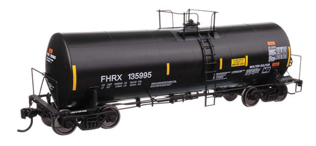 40' Trinity 14,000-Gallon Molten Sulfur Tank Car - Ready to Run -- First Union FHRX #135995-2