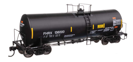 40' Trinity 14,000-Gallon Molten Sulfur Tank Car - Ready to Run -- First Union FHRX #136000-2