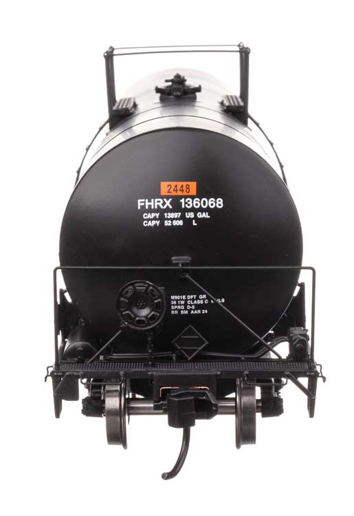 40' Trinity 14,000-Gallon Molten Sulfur Tank Car - Ready to Run -- First Union FHRX #136068-3