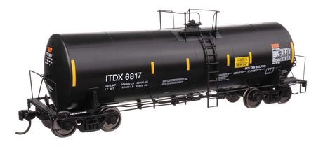 40' Trinity 14,000-Gallon Molten Sulfur Tank Car - Ready to Run -- Sulcom ITDX #6817-2