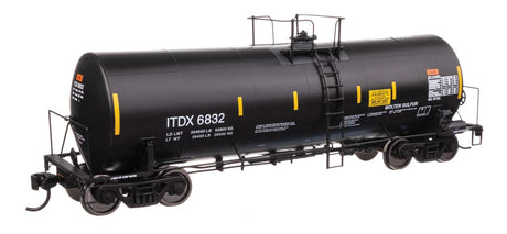 40' Trinity 14,000-Gallon Molten Sulfur Tank Car - Ready to Run -- Sulcom ITDX #6832-2