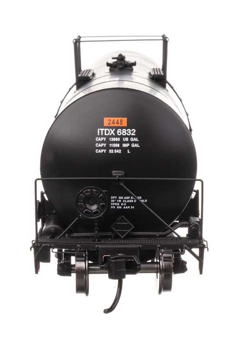 40' Trinity 14,000-Gallon Molten Sulfur Tank Car - Ready to Run -- Sulcom ITDX #6832-3
