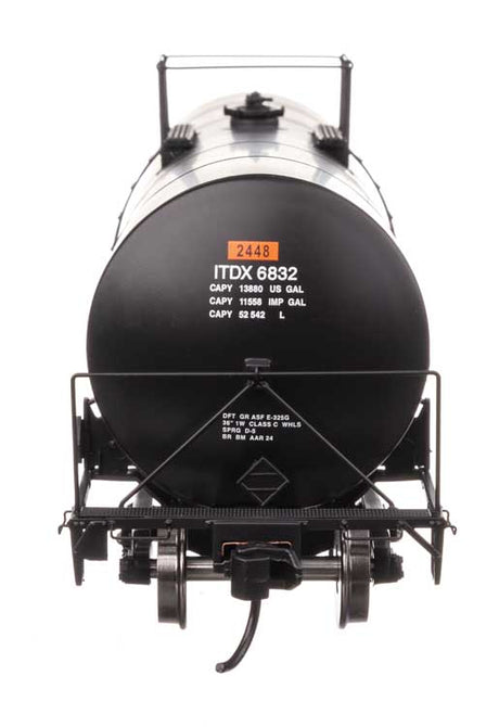 40' Trinity 14,000-Gallon Molten Sulfur Tank Car - Ready to Run -- Sulcom ITDX #6832-4