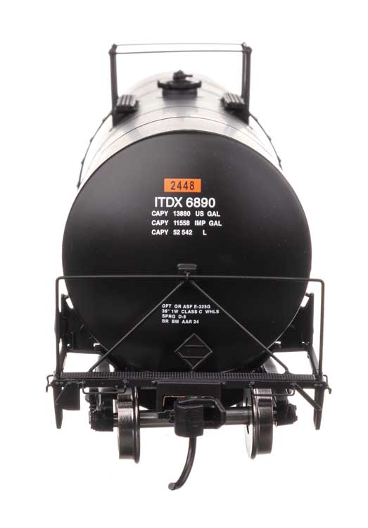 40' Trinity 14,000-Gallon Molten Sulfur Tank Car - Ready to Run -- Sulcom ITDX #6890-4