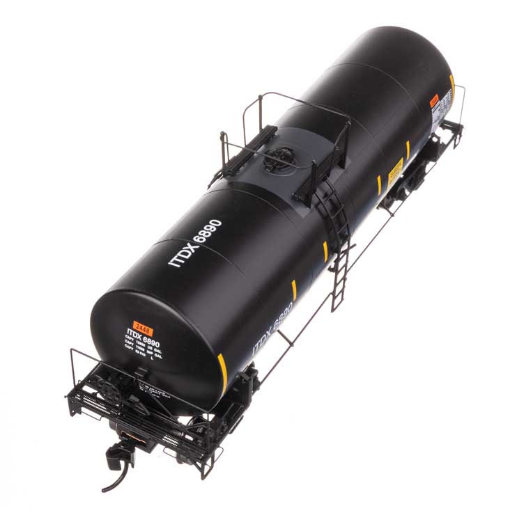 40' Trinity 14,000-Gallon Molten Sulfur Tank Car - Ready to Run -- Sulcom ITDX #6890-5
