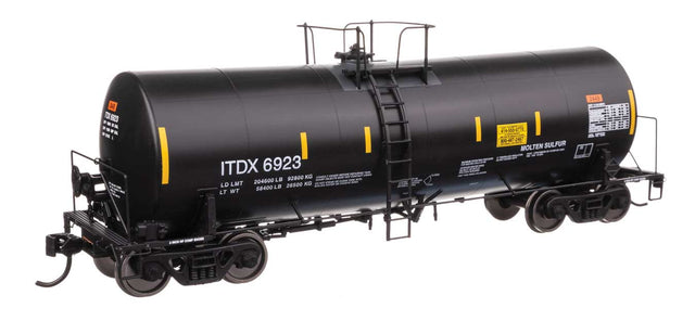 40' Trinity 14,000-Gallon Molten Sulfur Tank Car - Ready to Run -- Sulcon ITDX #6923-1