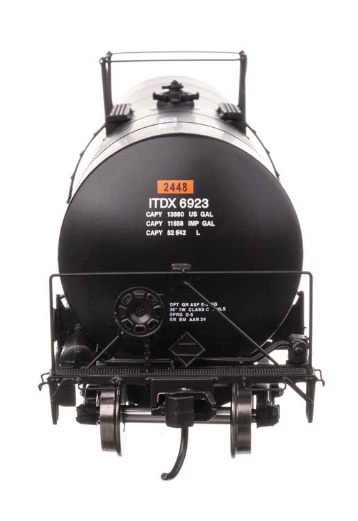 40' Trinity 14,000-Gallon Molten Sulfur Tank Car - Ready to Run -- Sulcon ITDX #6923-3