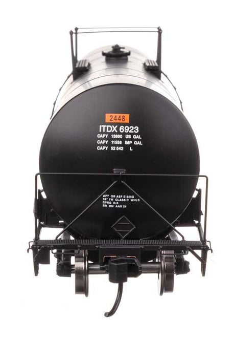 40' Trinity 14,000-Gallon Molten Sulfur Tank Car - Ready to Run -- Sulcon ITDX #6923-4