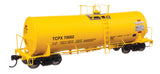40' Trinity 14,000-Gallon Molten Sulfur Tank Car - Ready to Run -- TCPX #70002-2