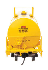 40' Trinity 14,000-Gallon Molten Sulfur Tank Car - Ready to Run -- TCPX #70002-3