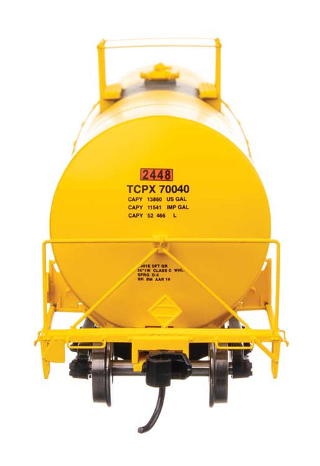 40' Trinity 14,000-Gallon Molten Sulfur Tank Car - Ready to Run -- TCPX #70040-4