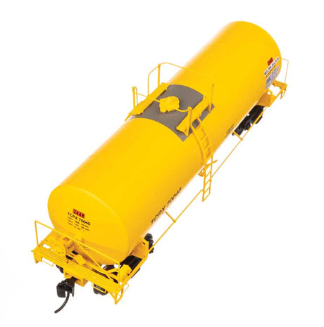 40' Trinity 14,000-Gallon Molten Sulfur Tank Car - Ready to Run -- TCPX #70040-5