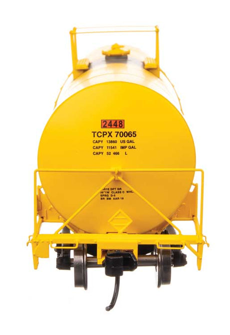 40' Trinity 14,000-Gallon Molten Sulfur Tank Car - Ready to Run -- TCPX #70065-4