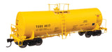 40' Trinity 14,000-Gallon Molten Sulfur Tank Car - Ready to Run -- TGOX #1837-1