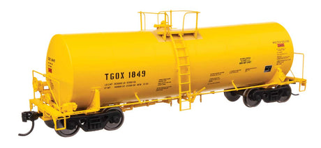 40' Trinity 14,000-Gallon Molten Sulfur Tank Car - Ready to Run -- TGOX #1849-1