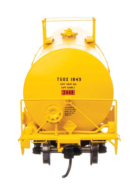 40' Trinity 14,000-Gallon Molten Sulfur Tank Car - Ready to Run -- TGOX #1849-3