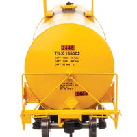 40' Trinity 14,000-Gallon Molten Sulfur Tank Car - Ready to Run -- Trinity Leasing (YLW) #135002