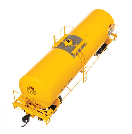 40' Trinity 14,000-Gallon Molten Sulfur Tank Car - Ready to Run -- Trinity Leasing (YLW) #135046-5