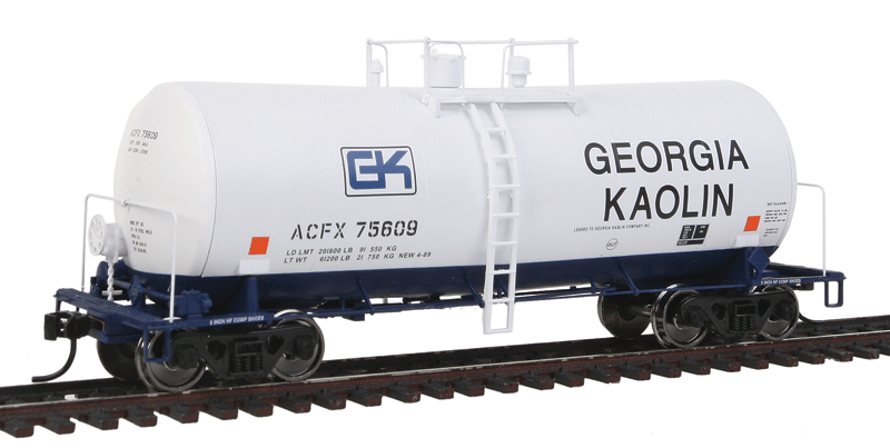 40' UTLX 16,000-Gallon Funnel Flow Tank Car - Ready To Run -- Georgia Kaolin #75609