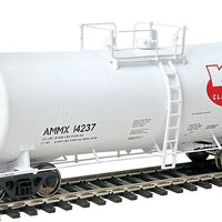 40' UTLX 16,000-Gallon Funnel-Flow Tank Car - Ready to Run -- KT Clays AMMX #14237 (white, red)