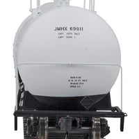 40' UTLX 16,000-Gallon Funnel-Flow Tank Car - Ready to Run -- J. M. Huber #69011 (white, black, blue)
