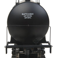 40' UTLX 16,000-Gallon Funnel-Flow Tank Car - Ready to Run -- Staley GATX #4221 (black, white Logo)