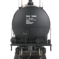 54' 23,000-Gallon Funnel-Flow Tank Car - Ready to Run -- Procor #75562 (black, yellow Conspicuity Markings)