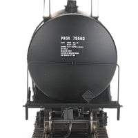54' 23,000-Gallon Funnel-Flow Tank Car - Ready to Run -- Procor #75562 (black, yellow Conspicuity Markings)